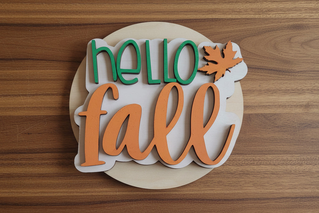 Rustic Wood Welcome Sign interchangeable/seasons of the year